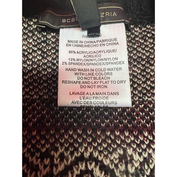 BCBG maxazria Aztec tribal southwestern long cardigan career cozy small - Picture 3 of 5